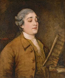 Ritratto di Giusto Ferdinando Tenducci, cantante castrato e compositore, c.1773-75